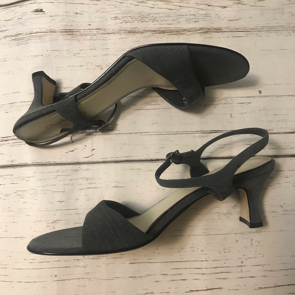 Chadwicks Strappy Sandal Kitten Heels 2.5" Sz 9.5